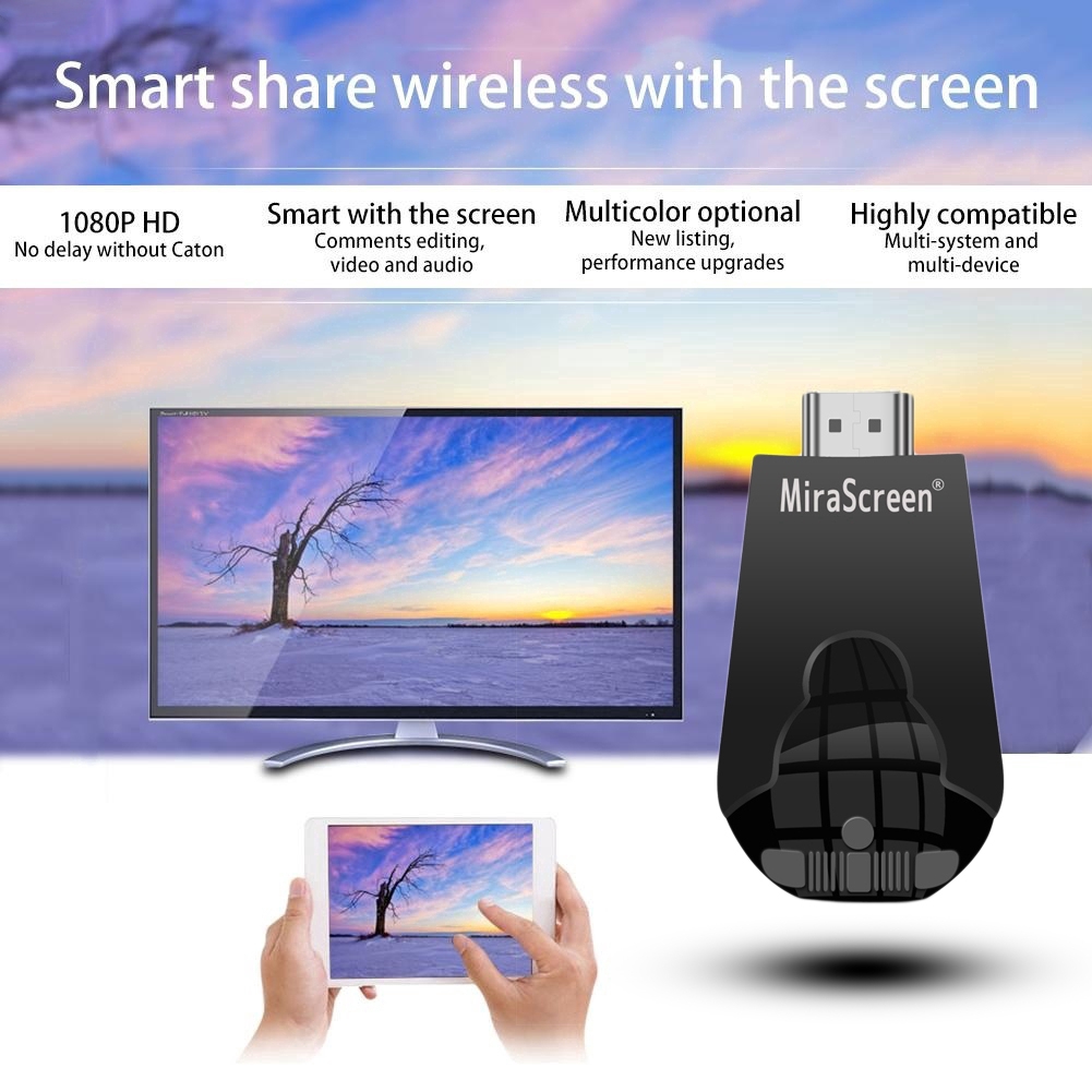 Thiết Bị Chia Sẻ Hình Ảnh Mirascreen K4 1080p Hd