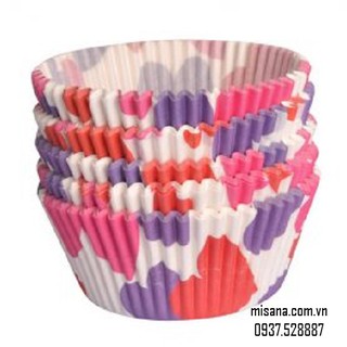 [Combo] Bộ 1000 Lót Giấy Cupcake Chống Dính Hoa Văn 9.5cm