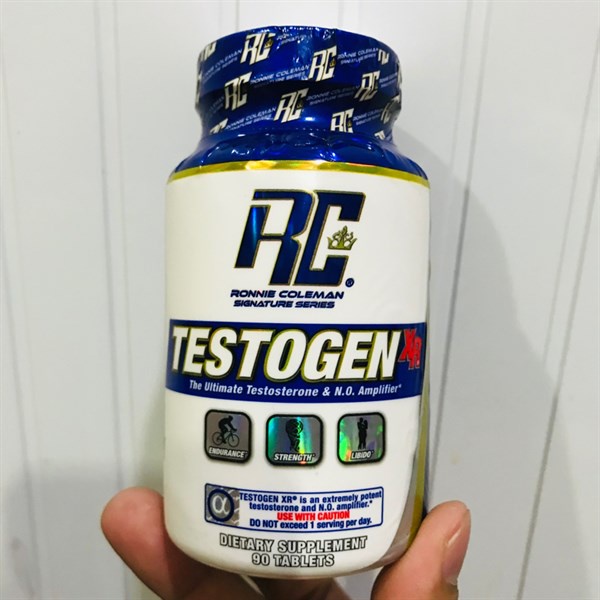 Testogen Viên Hỗ Trợ Tăng Testosteron Tăng Test và Tăng Sinh ly Giúp Tăng Cơ Ronnie Coleman Testogen XR 90 Viên