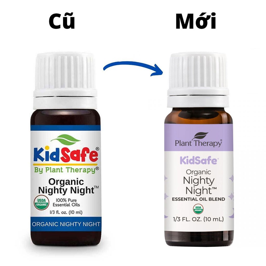 Plant Therapy - Tinh Dầu Hữu Cơ Giúp Trẻ Ngủ Ngon (Nighty Night) KidSafe - USDA Organic - 10mL