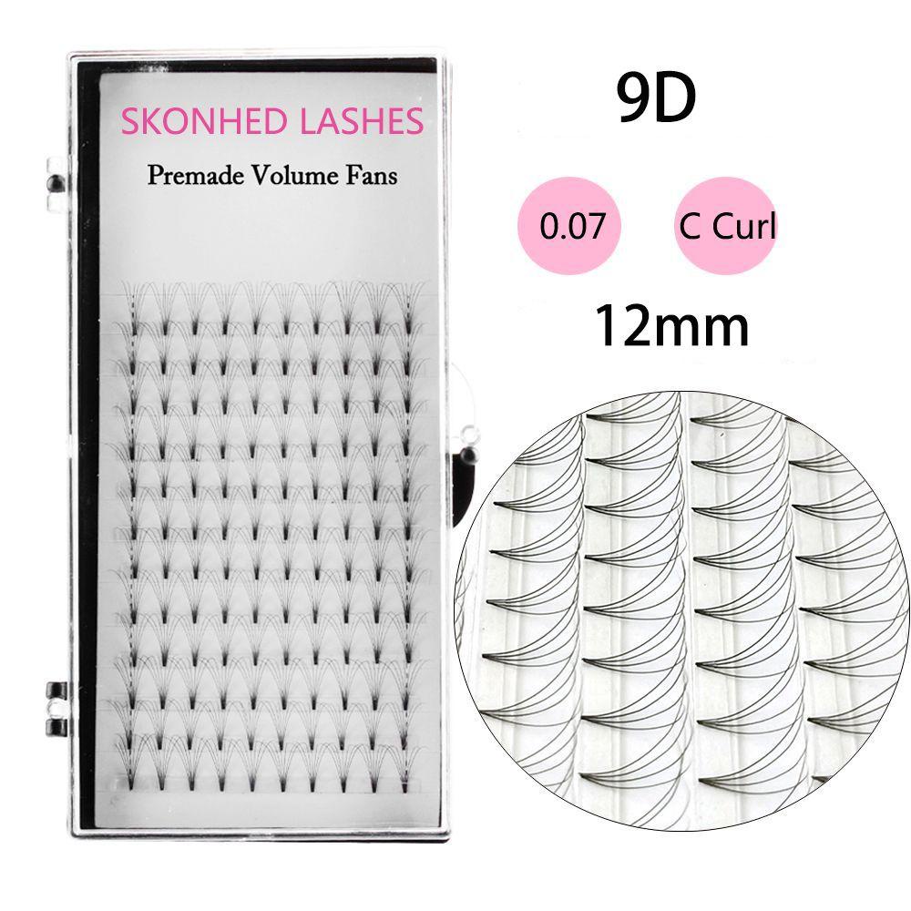 EUCA Set 12 Lông Mi Giả Thời Trang 0.07 Dành Cho Nữ