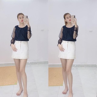 Combo 10 áo chấm bi người lớn huyền thơm