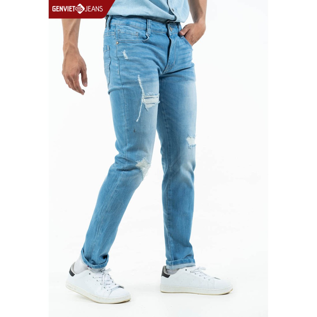  Quần dài jeans nam X1102J723 GENVIET JEANS | BigBuy360 - bigbuy360.vn