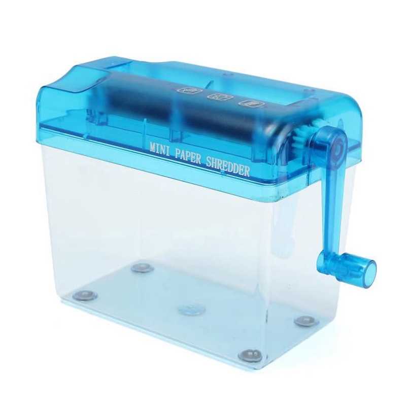 Máy Nghiền Giấy Mini Màu Xanh