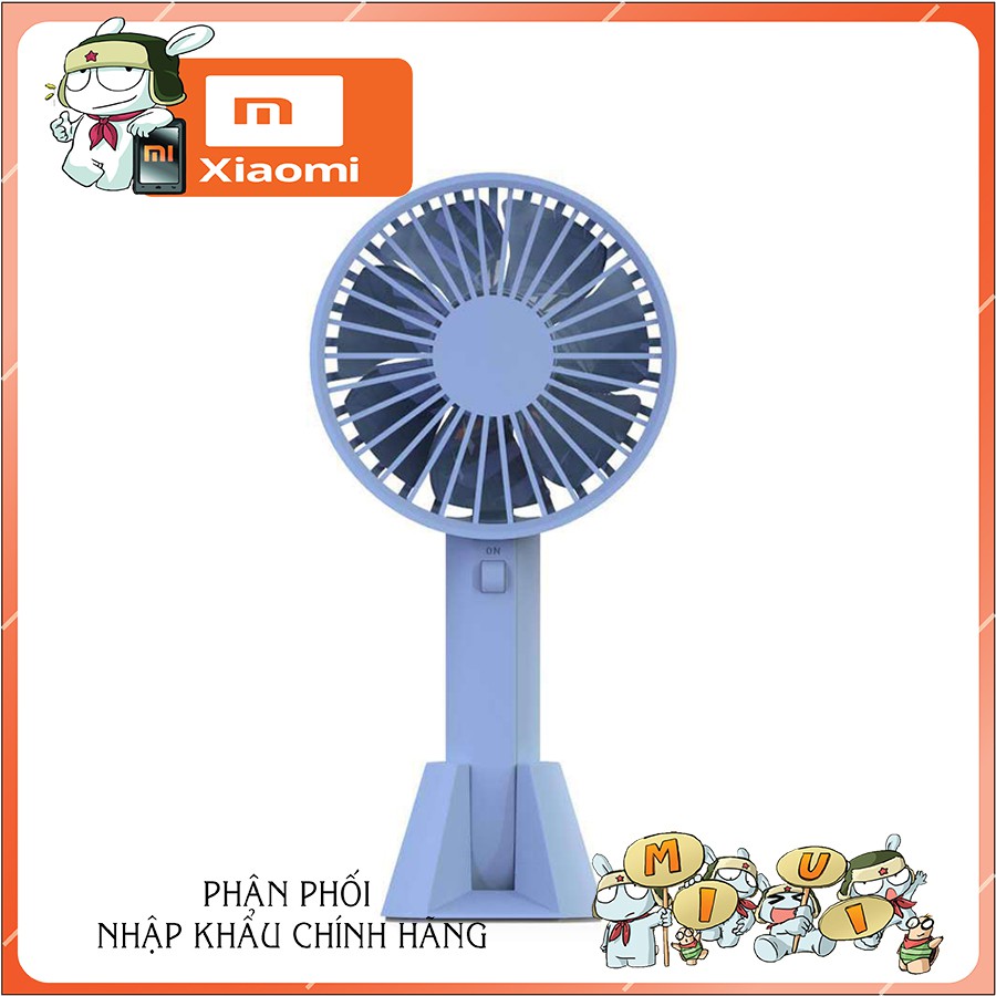Quạt cầm tay xiaomi Vh 3 cấp độ cực mạnh, pin cực trâu Hàng Chính Hãng