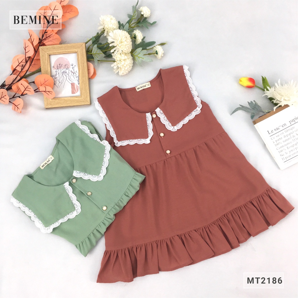 Set bộ mặc nhà dễ thương BEMINE MT2186XANH