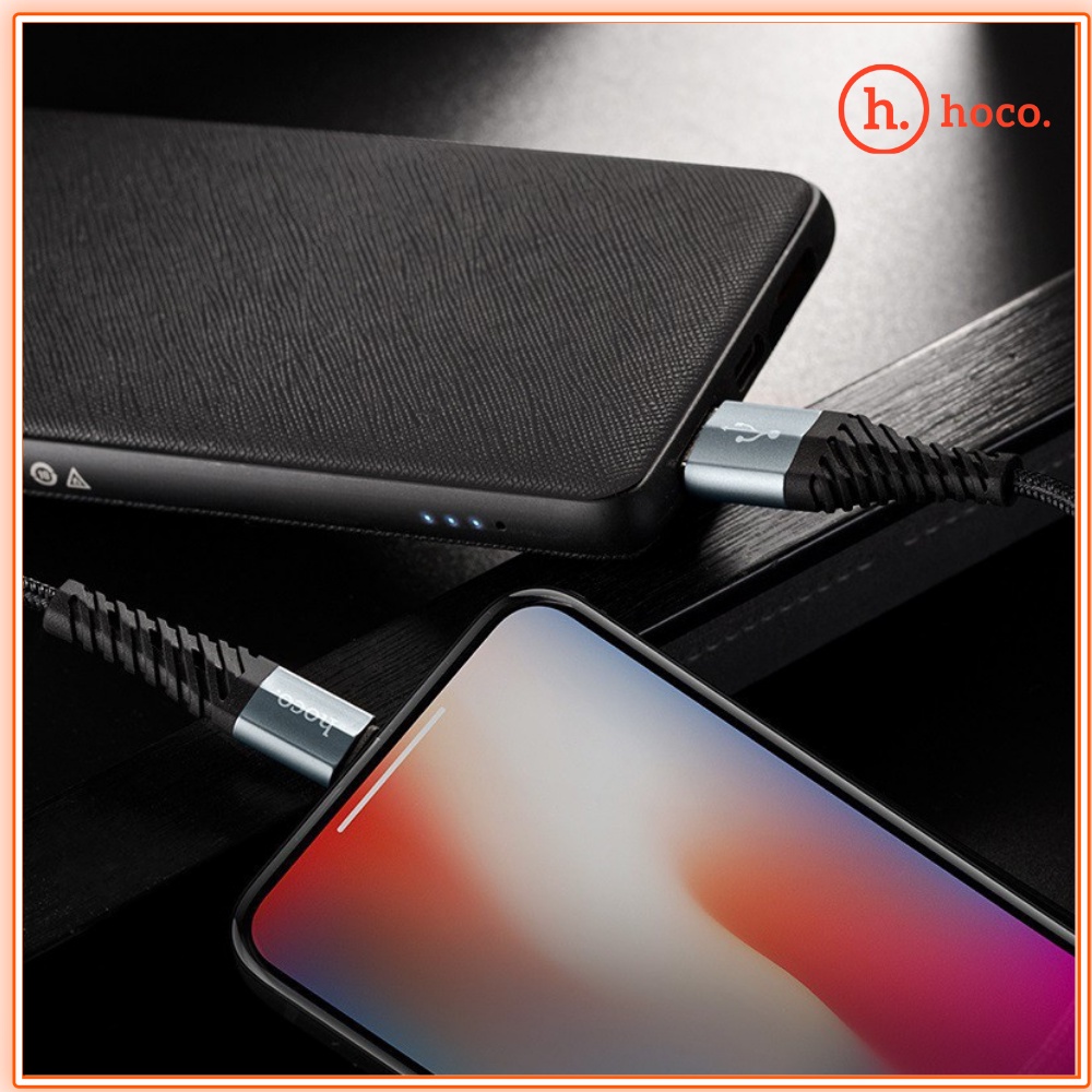 Dây Sạc Phone Chính hãng Hoco X38 Dây Dù Chống Đứt - Sạc Nhanh 5V-2.4A Dài 1M - Bảo Hành 12 Tháng