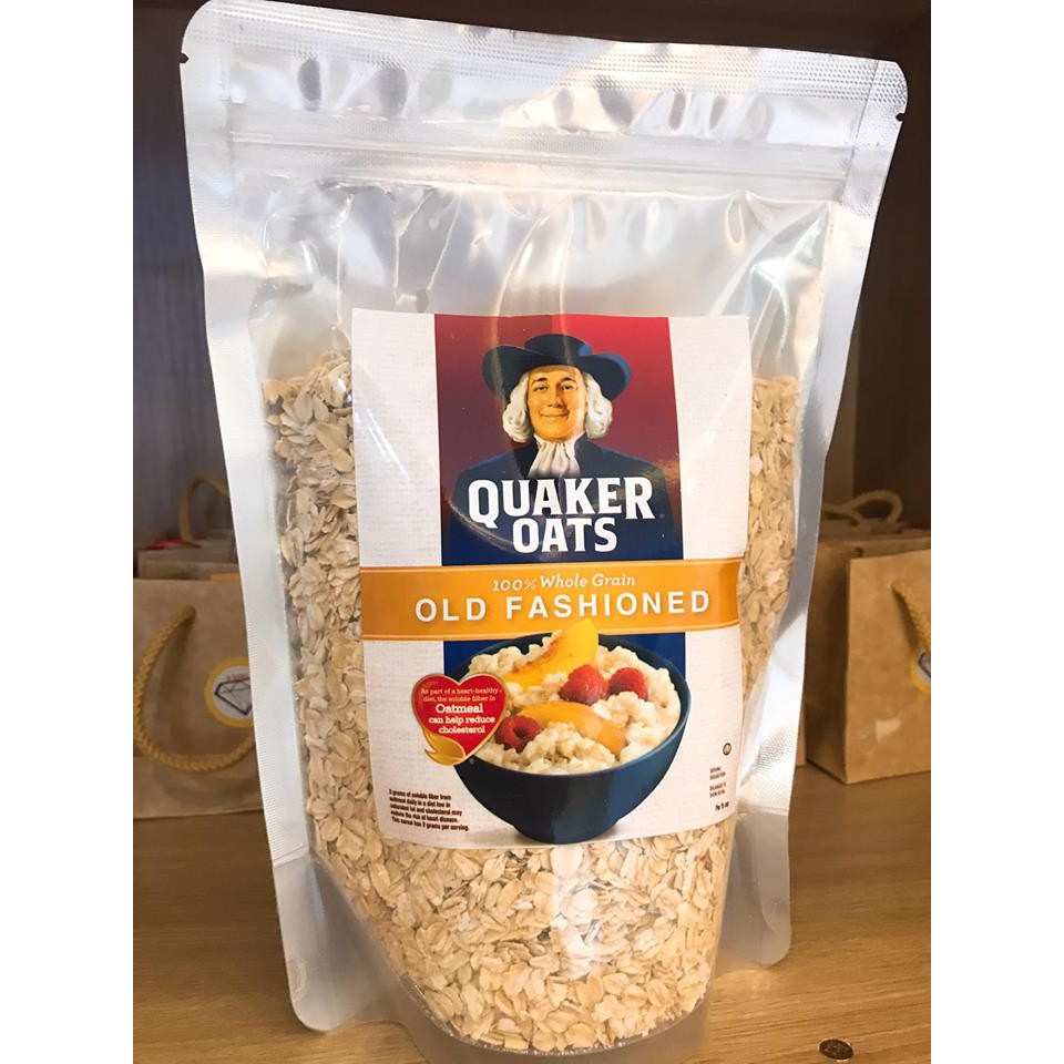 Yến Mạch Quaker Oats Cán Dẹt / Cán vỡ