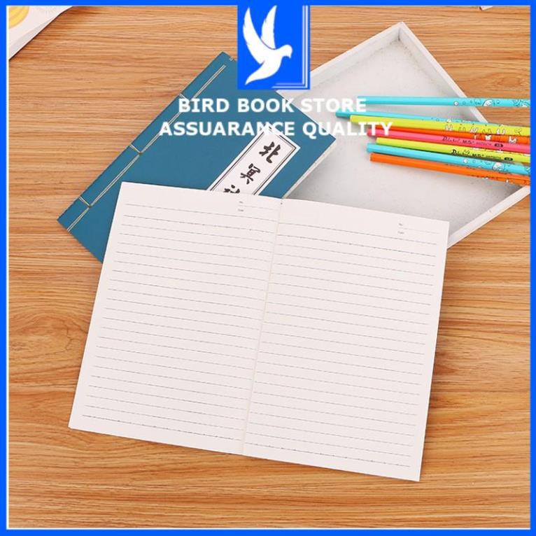 Sổ ghi chép 56 trang 💕𝑭𝒓𝒆𝒆𝒔𝒉𝒊𝒑💕 có bìa trang trí Bí kíp võ công Bird Book - Sổ tay võ công