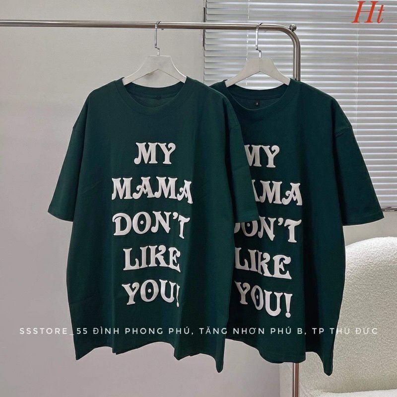 Áo thun tay lỡ nam nữ unisex form rộng My MAMA ullzang vải cotton mịn giá rẻ mặc đơn đôi nhóm