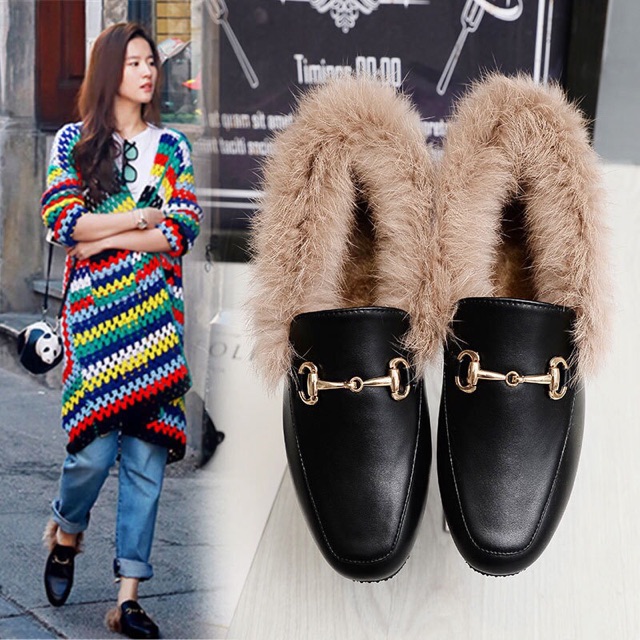 GIẦY LƯỜI VIỀN  LÔNG