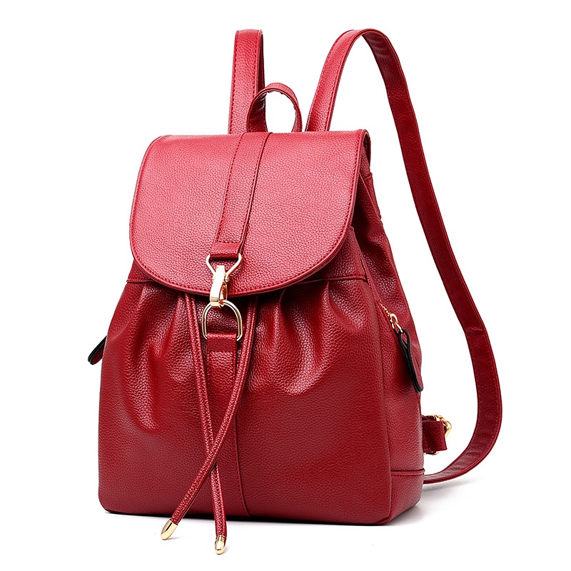 Balo da CHUWANGLIN phối khóa đơn giản xinh xắn dành cho nữ