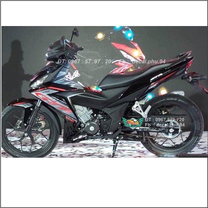 Tem Zin Winner V1 Đỏ đen GTR (V)