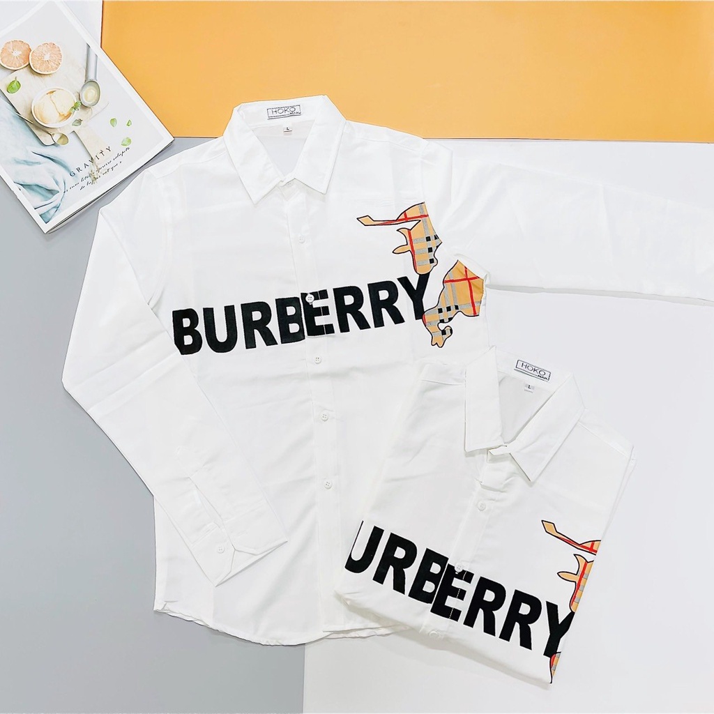 Áo sơ mi nam trắng DÀI TAY cao cấp cực đẹp SOMI nam BUREERRY Hàn quốc sành điệu-AHFASHION