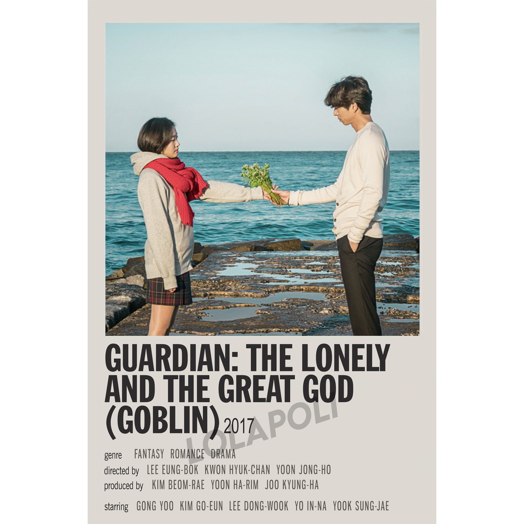 Tấm Áp Phích In Hình Phim Hàn Quốc The Lonely And The Great God (goblin)