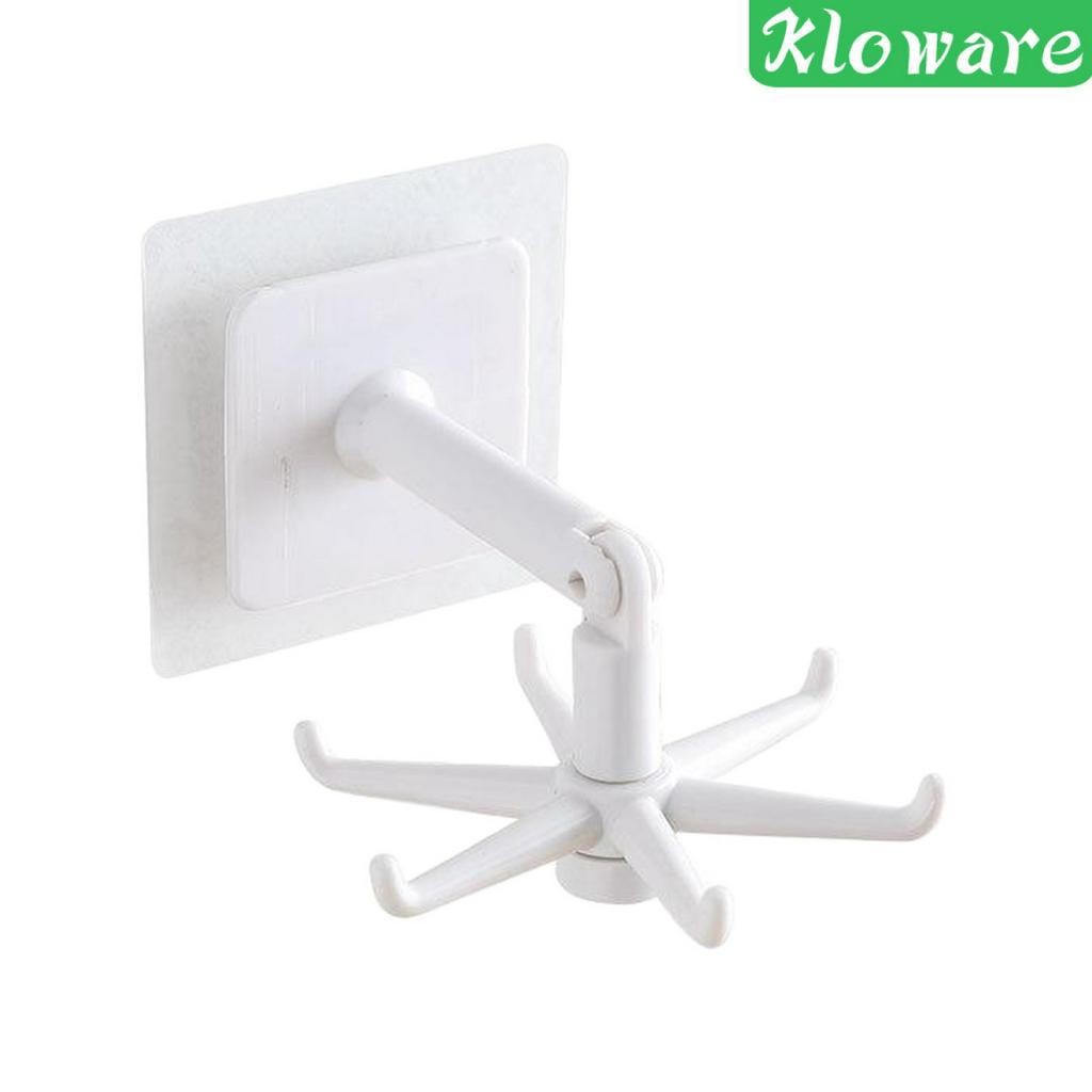 Móc Treo Đồ Dùng Nhà Bếp Màu Đen Có Thể Xoay Tiện Dụng