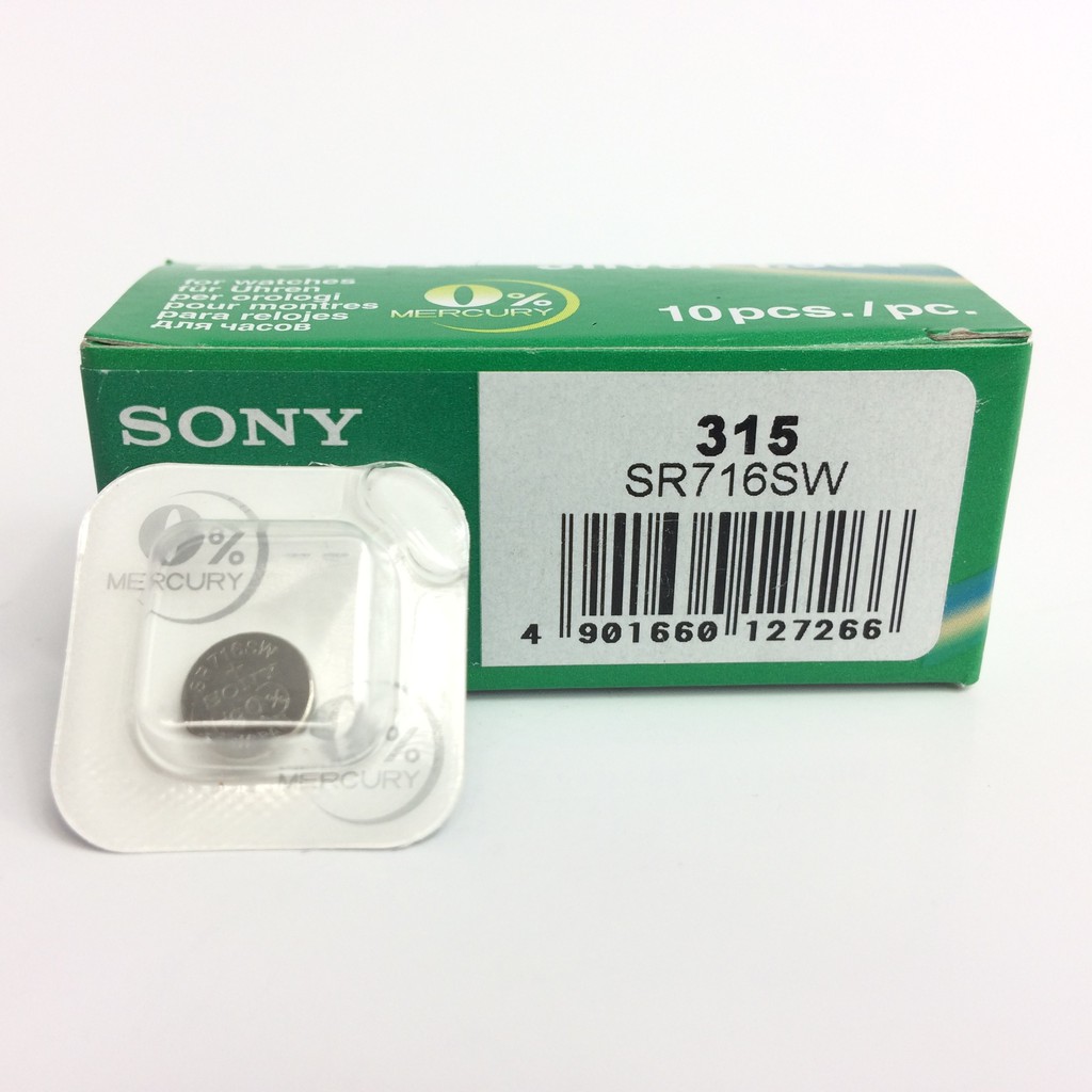 Pin Sony - Murata SR716SW - SR716 - 716 - 315 - Pin Đồng Hồ Đeo Tay Chính Hãng Giá Rẻ