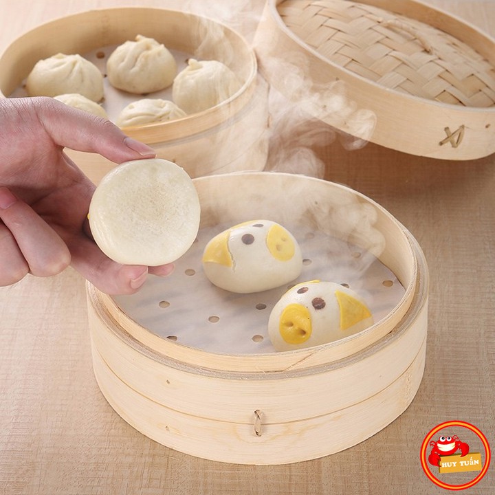 [SET 100] Giấy nến cho nồi chiên không dầu - Giấy nến đục lỗ đường kính 23cm (GN23)