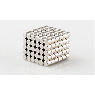 Nam châm viên 3x3mm trắng đất hiếm