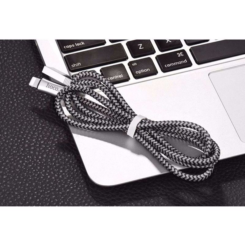 Cáp dữ liệu sạc phản quang hợp kim kẽm HOCO U10 Hàng chính hãng Bảo hành 12 tháng