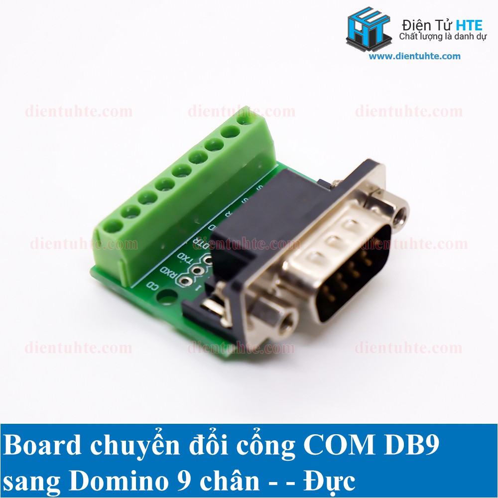 Board chuyển đổi cổng COM DB9 sang Domino 9 chân [HTE Quy Nhơn CN2]