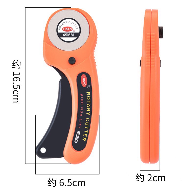 Dao tròn cắt vải da giấy bằng thép không gỉ cắt dược trên tất cả các bề mặt 45mm