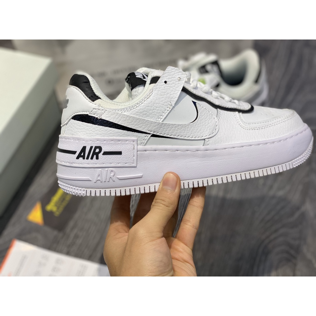 Siêu Phẩm Giày Thể Thảo Sneaker AF1 shadow viền đen SIêu Xinh Cao Cấp Ảnh Thật + freeship + Tặng Tất