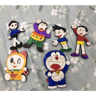 BỘ TÔ MÀU GỖ - DORAEMON VÀ CÁC BẠN