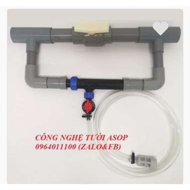 Bộ hút phân venturi phi 34mm