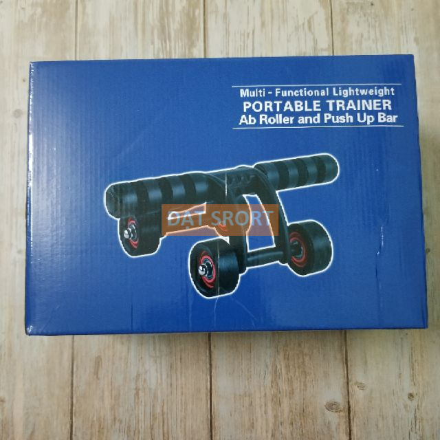 Con Lăn AB 4 Bánh Tập Cơ Bụng, Giảm Mỡ Tại Nhà