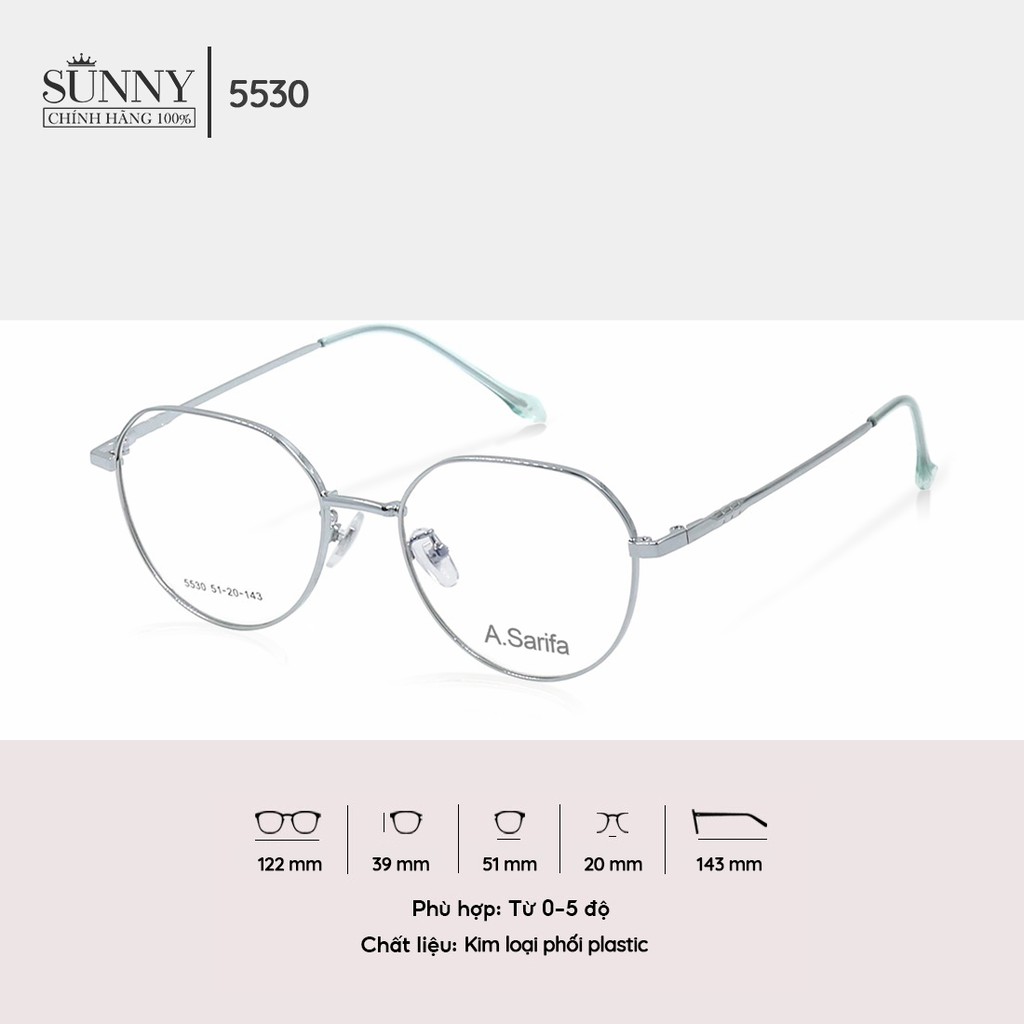 Gọng kính nam nữ Accede Sarifa 5530 nhiều màu chính hãng