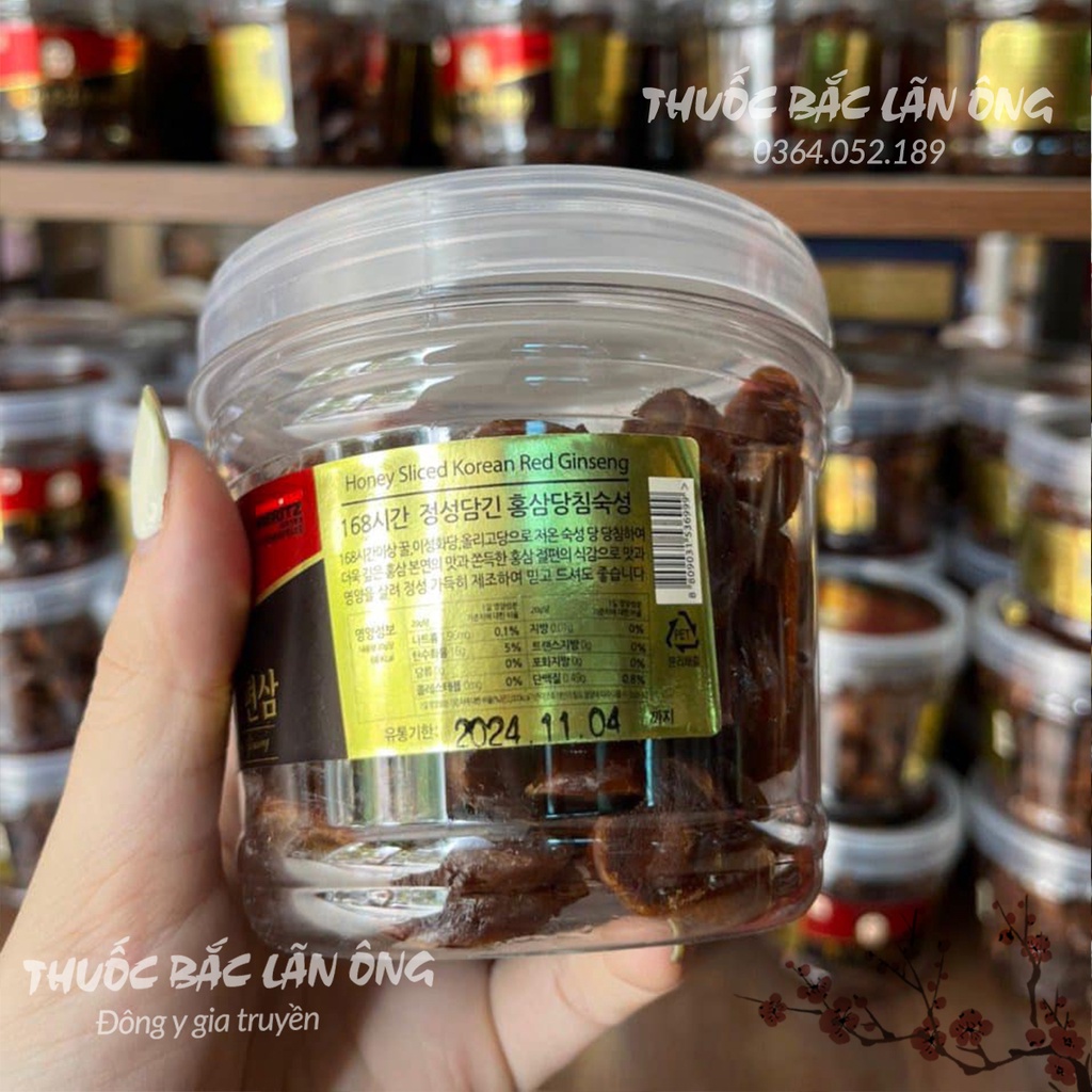 Sâm lát Sambok Hàn Quốc (Hộp 200g) - Thuốc Bắc Lãn Ông