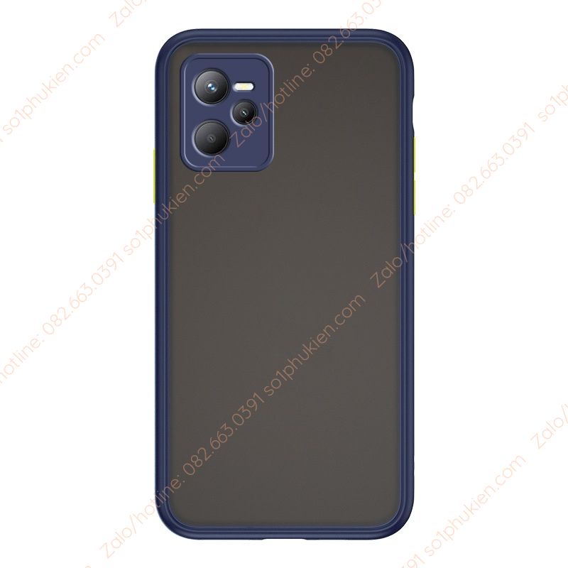 Ốp lưng Realme C35 / Narzo 50A Prime lưng trong nhám chống ố, chống va đập tốt bảo vệ camera toàn diện