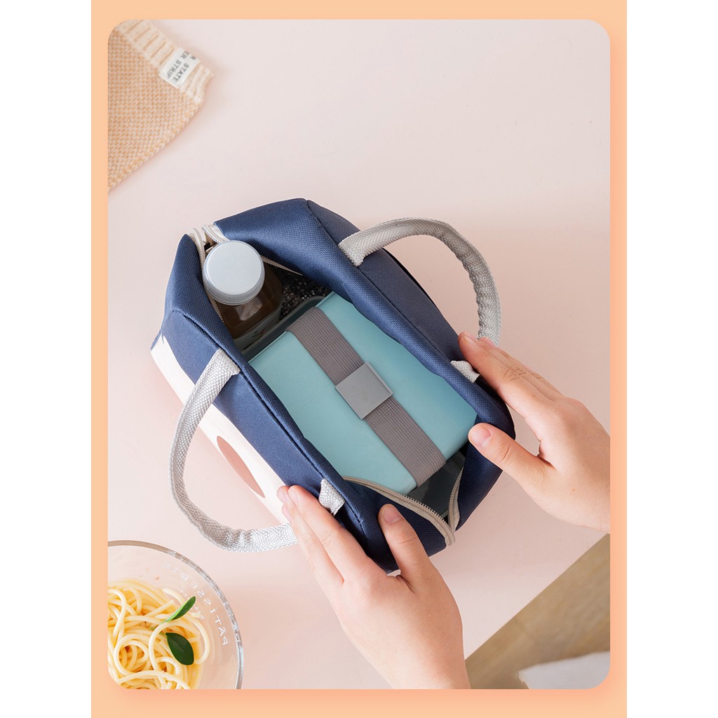 Túi Cách Nhiệt Đựng Cơm Chống Thấm Nước Hình Gấu - Dumi Shop