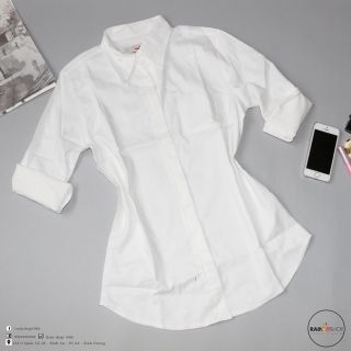 Áo sơ mi trắng hàng Uni