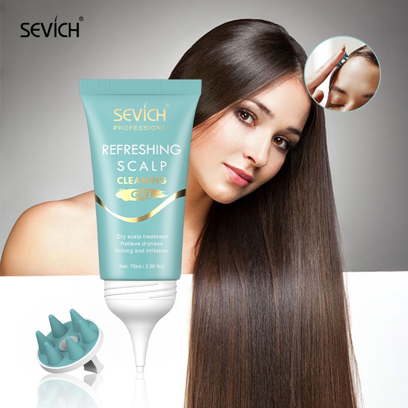 Gel làm sạch da đầu SEVICH kiểm soát dầu không gây kích ứng 75ml