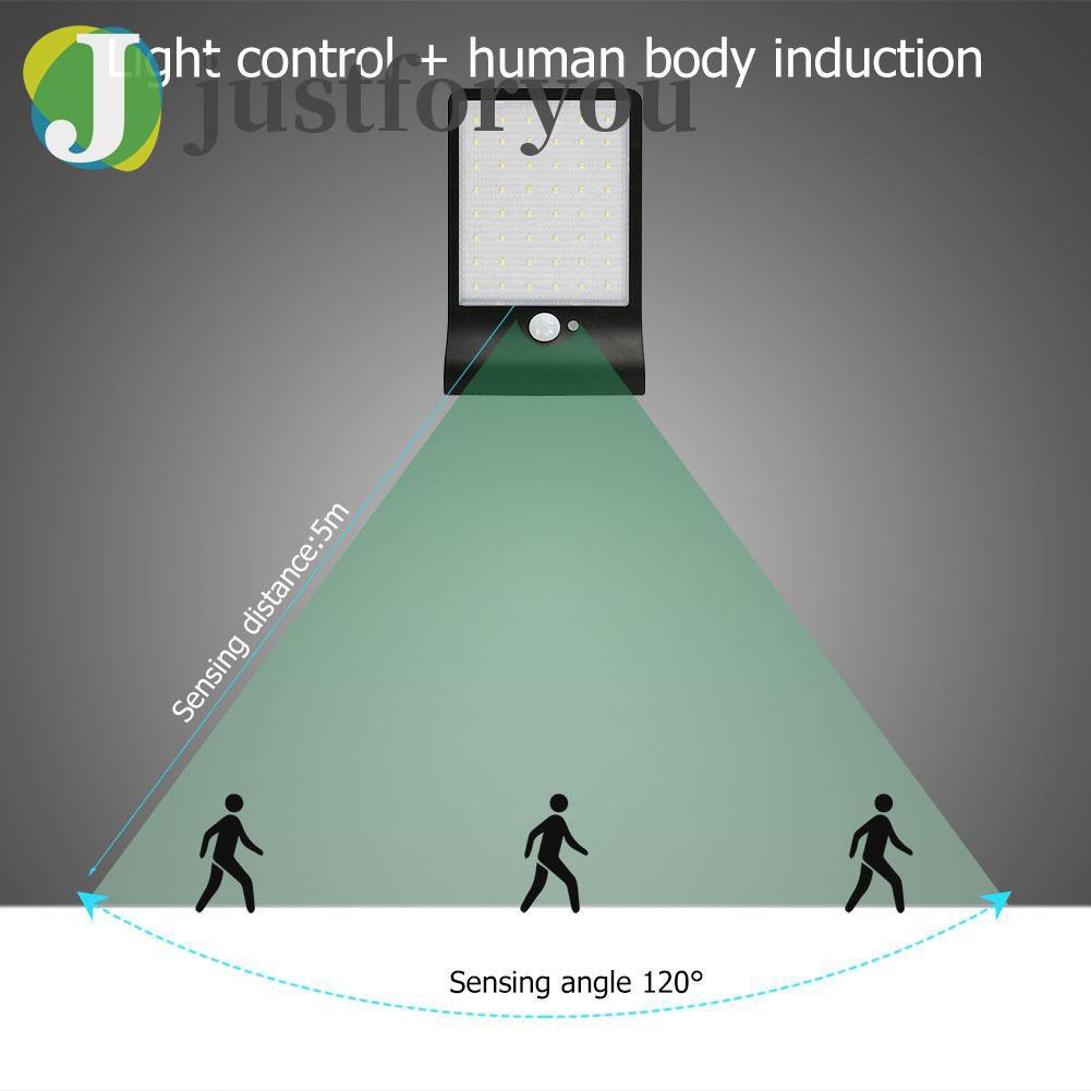 Đèn Led 48 Bóng Gắn Tường Sử Dụng Năng Lượng Mặt Trời Chống Thấm Nước Ip65 Có Cảm Biến Chuyển Động