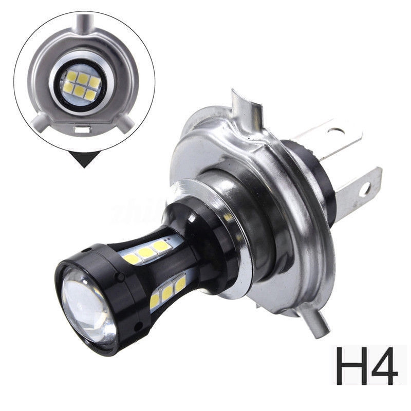 Đèn pha xe máy H4 18SMD 3030 12V ánh sáng trắng 5000LM | BigBuy360 - bigbuy360.vn