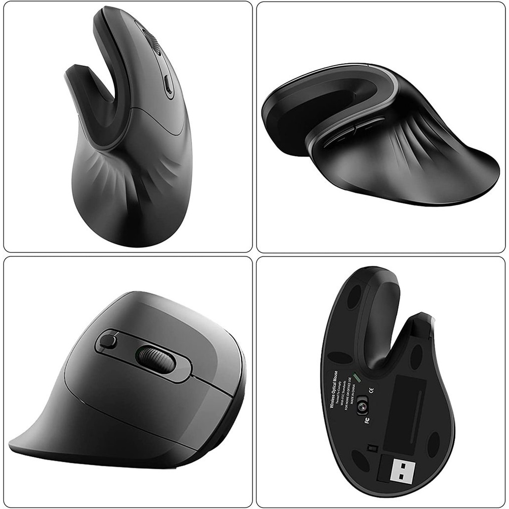 Chuột Quang Không Dây 2.4G Độ Chính Xác Cao 800 / 1200 / 1600DPI