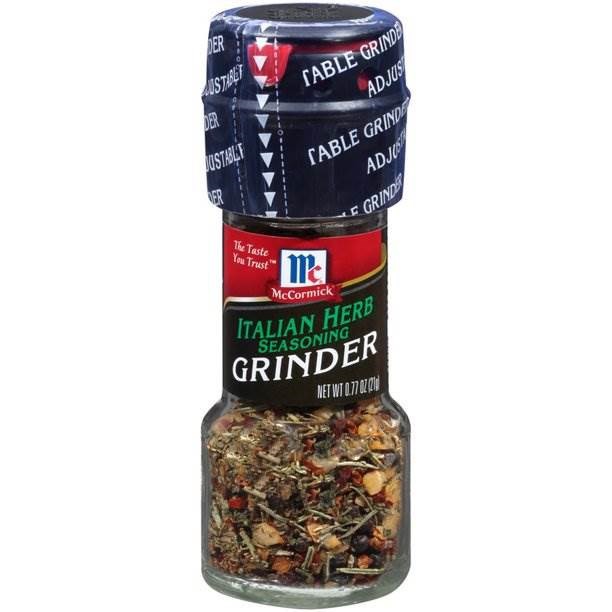 LÁ GIA VỊ HỖN HỢP CHO MÓN ĂN Ý McCormick Italian Herb Seasoning Grinder 21g