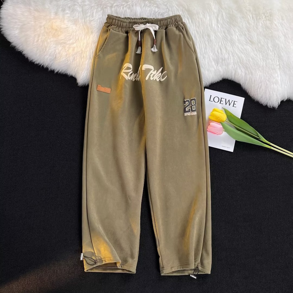 Quần ống rộng Phong Cách Hàn Quốc Thời Trang Cho Nam