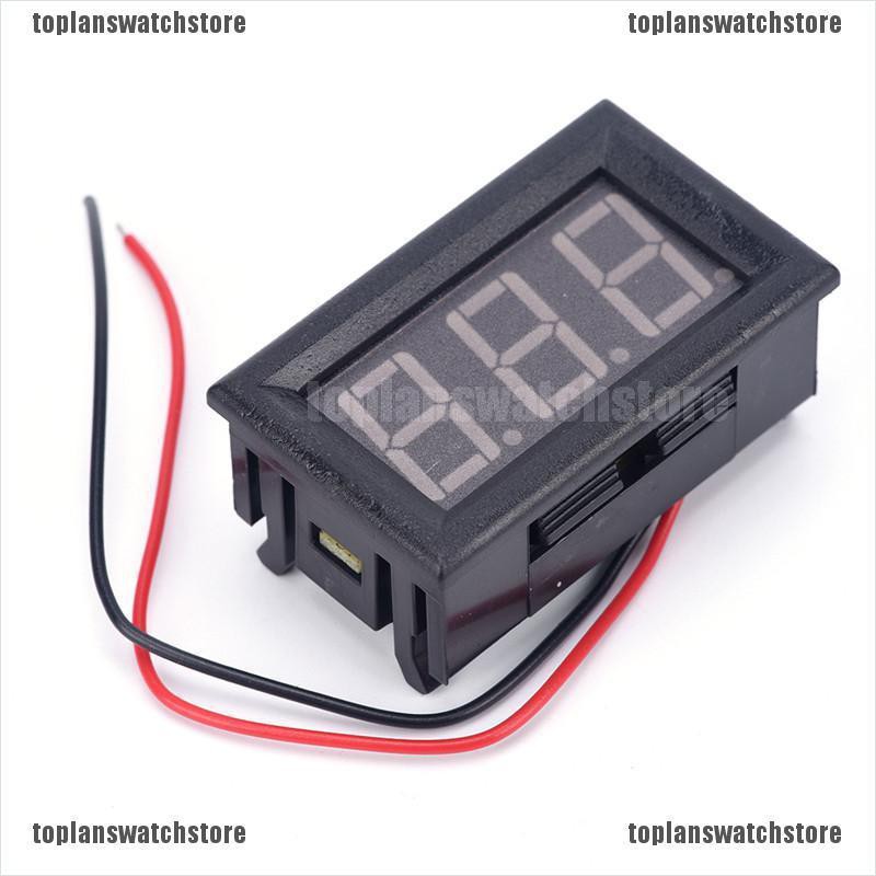 Vôn Kế Điện Tử Mini DC 0-30V Màu Đỏ