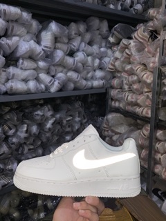 ( Video + ảnh thật) fulbox giày sneaker nam nữ Af1 phản quang