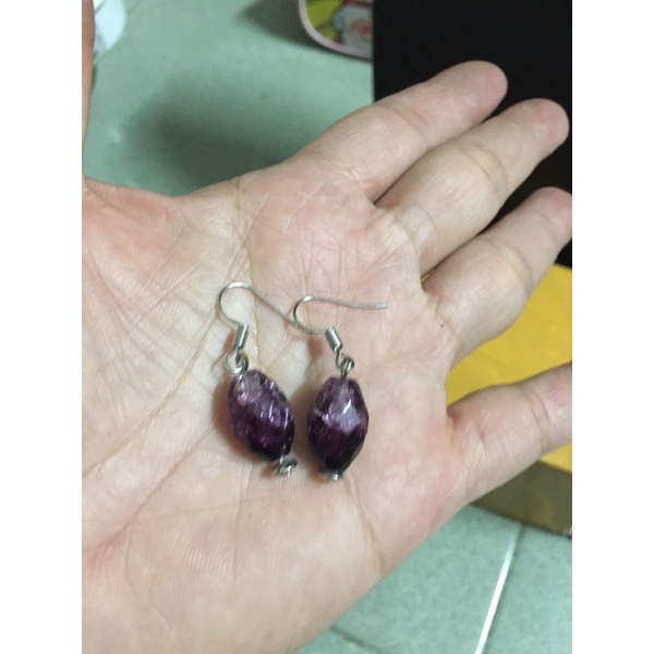 Hoa tai móc thời trang nhựa giả đá si tuyển Nhật