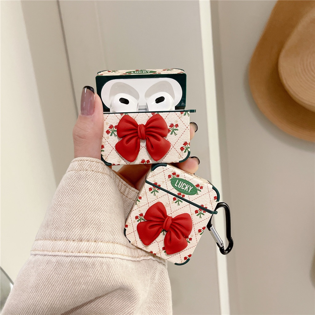 Vỏ Bảo Vệ Hộp Sạc Tai Nghe AirPods 1 2 3 Pro Không Dây Họa Tiết Hoạt Hình Dễ Thương Ốp