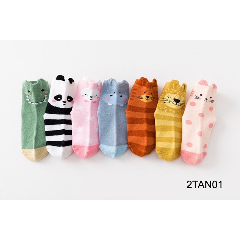 Tất chống trượt cổ ngắn 2TAN01