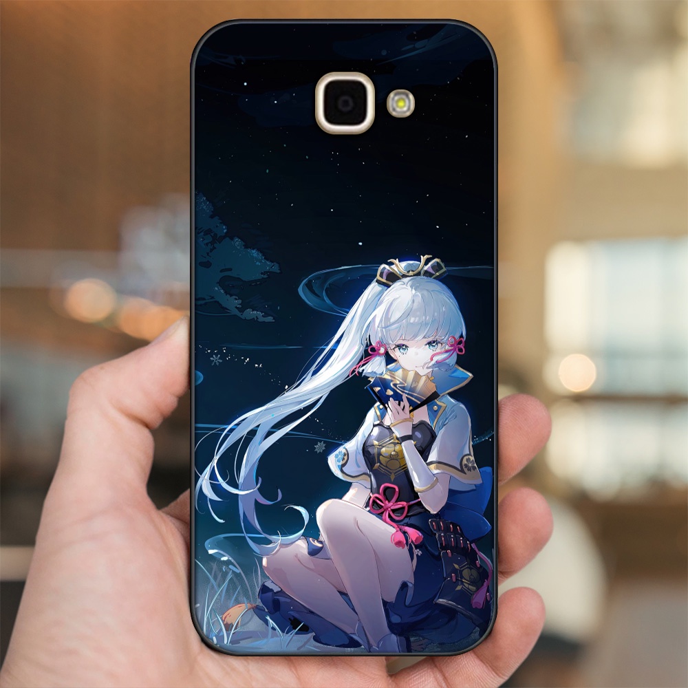 Ốp lưng Samsung A9 Pro viền đen in hình Ayaka Genshin Impact