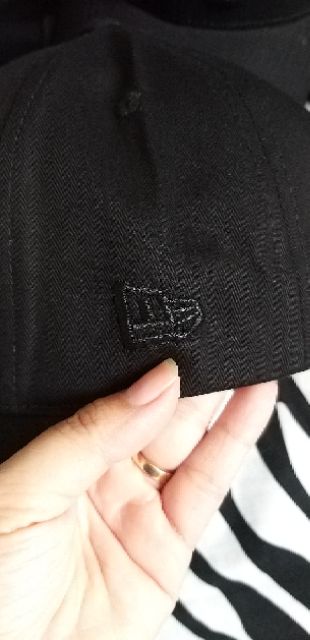 Nón MBL logo chữ full đen