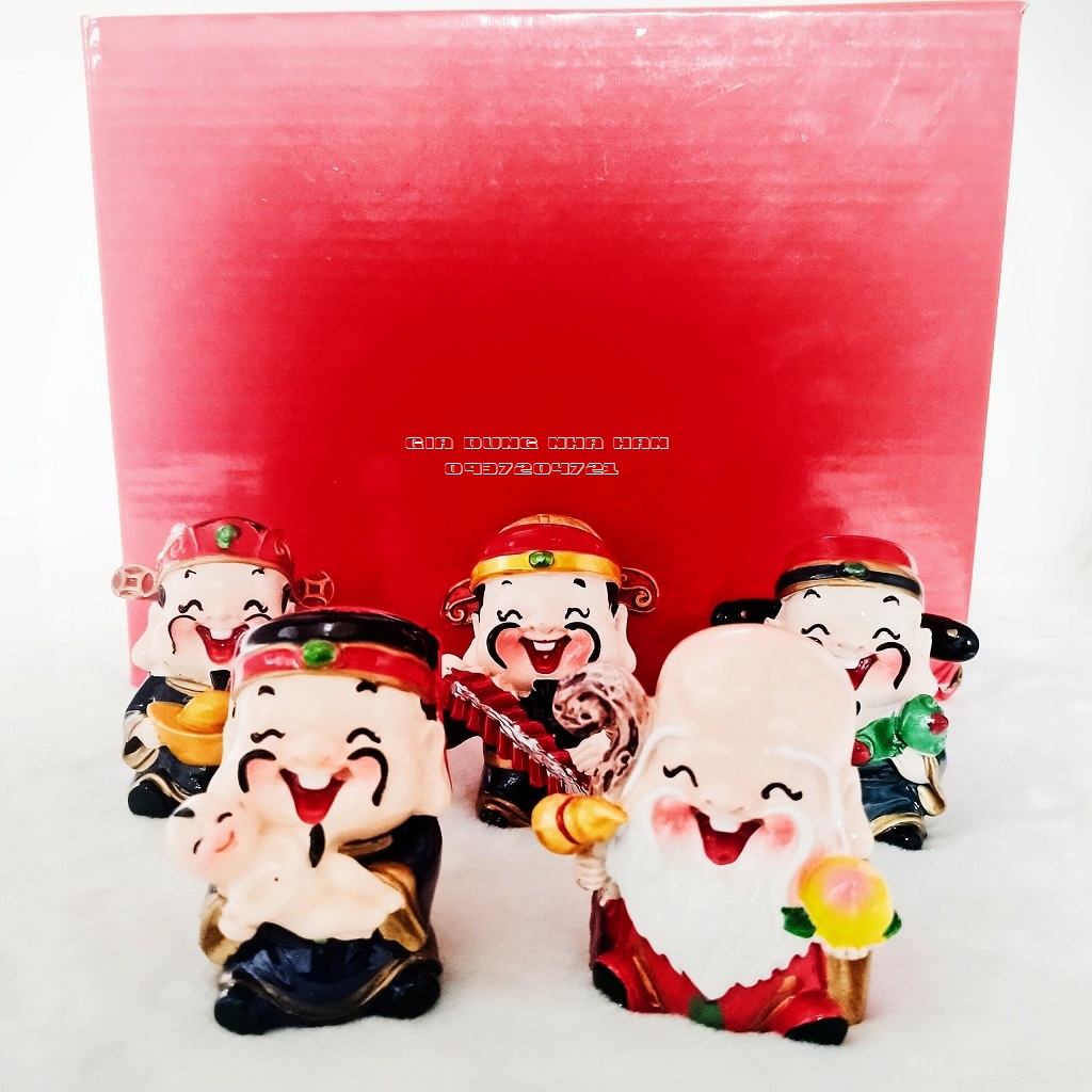 Tượng phúc lộc thọ, Tượng thần tài 5 ông NCDS185