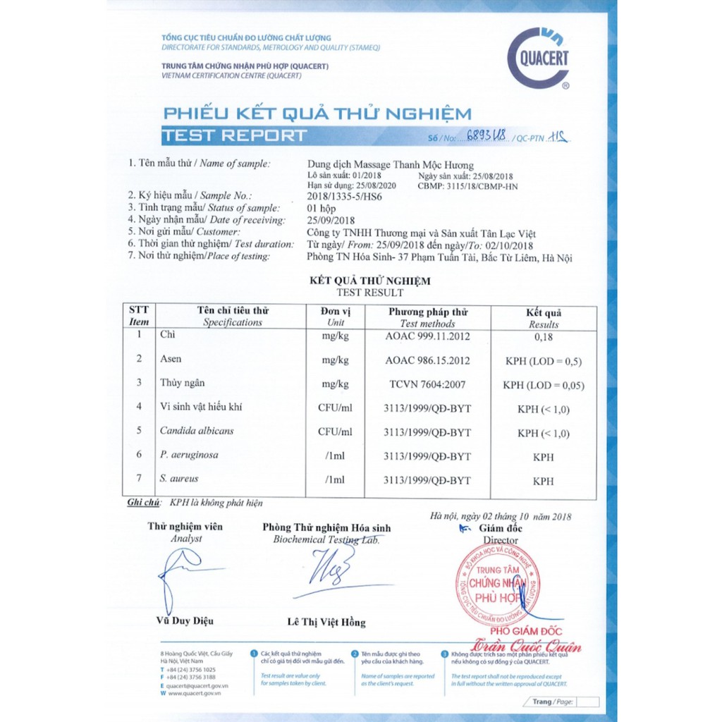 Dung dịch massage - Xoa Bóp Thanh Mộc hương 500ml